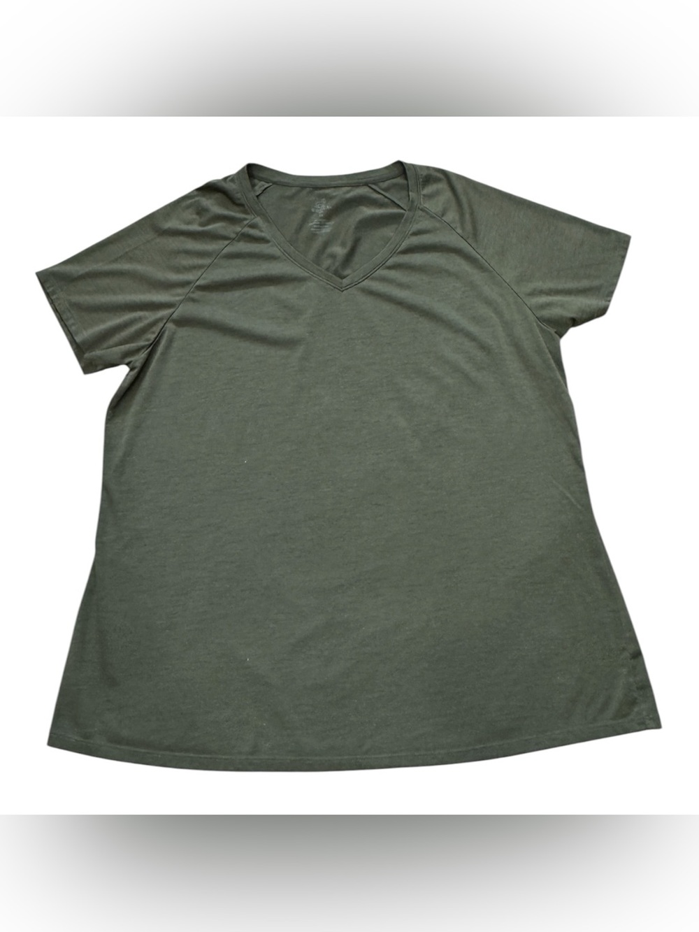 Woolx Mia V Neck merino wool short sleeve t-shirt size 1X